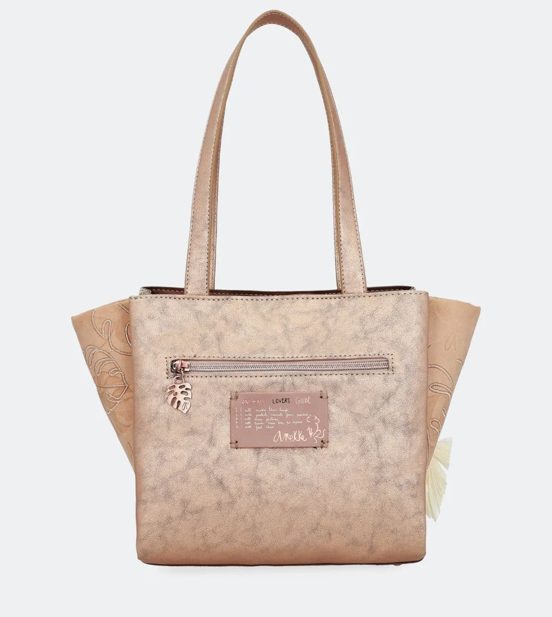 Jungle printed shopping bag