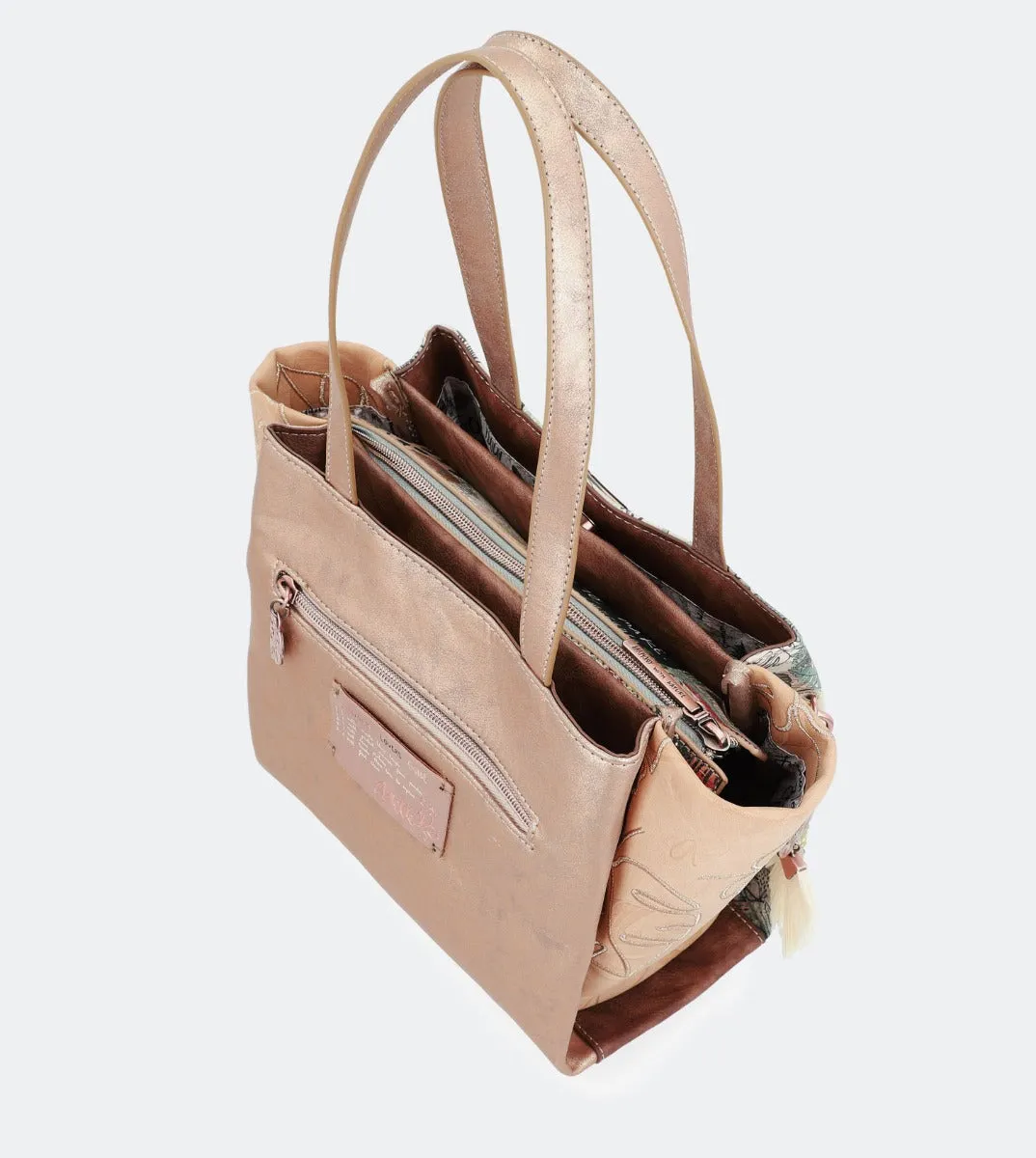 Jungle printed shopping bag