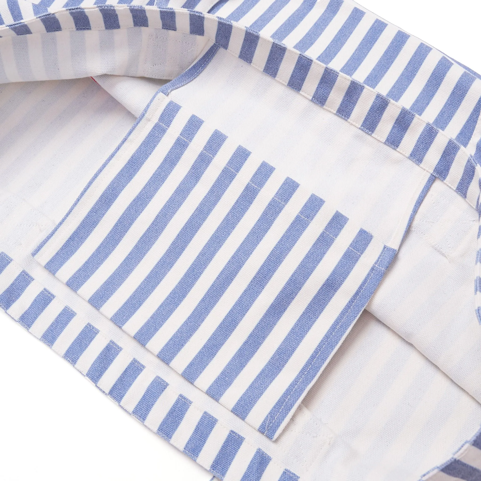 KA STRIPED TOTE - BLUE