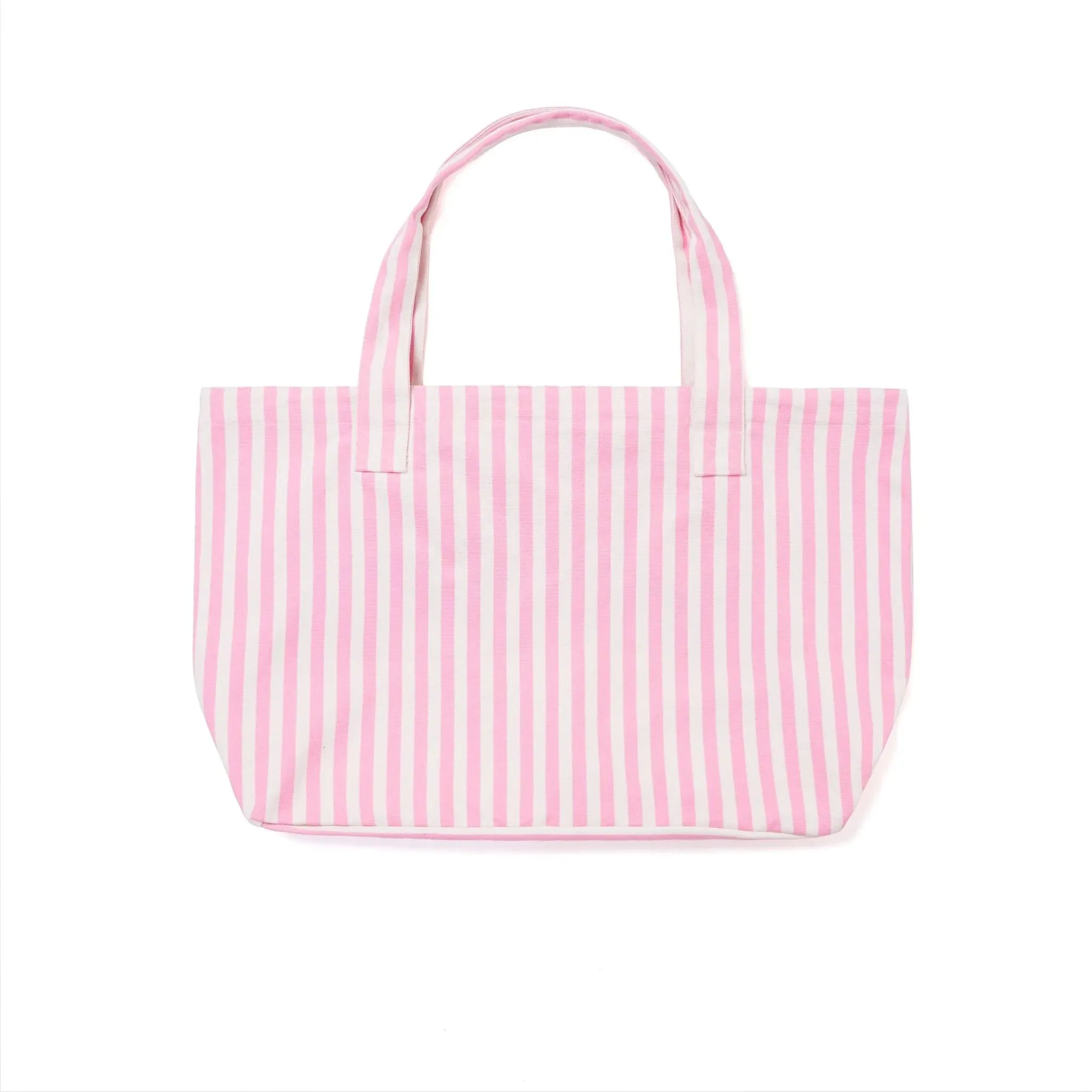 KA STRIPED TOTE - PINK