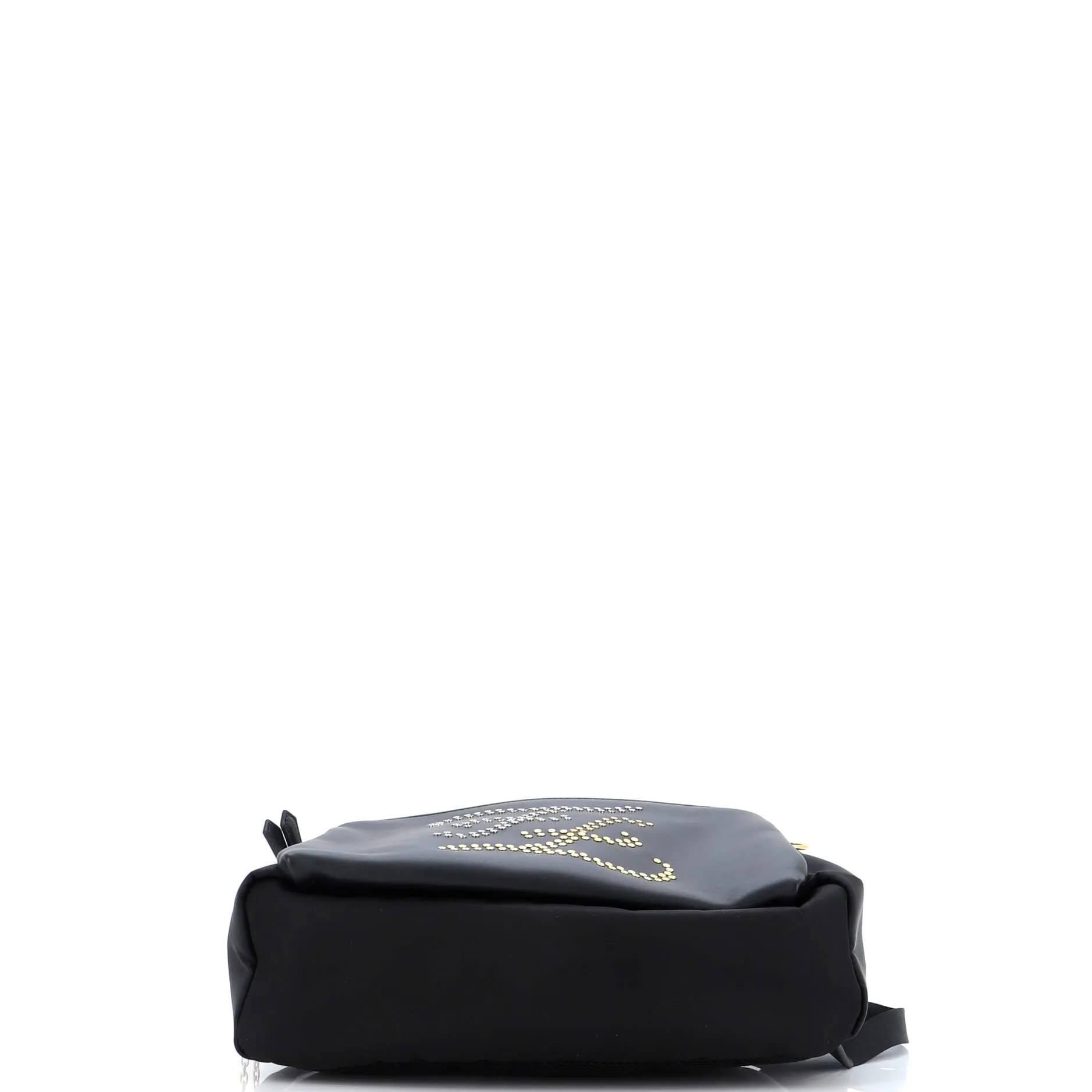 Karligraphy Backpack Nylon with Studded Leather Large