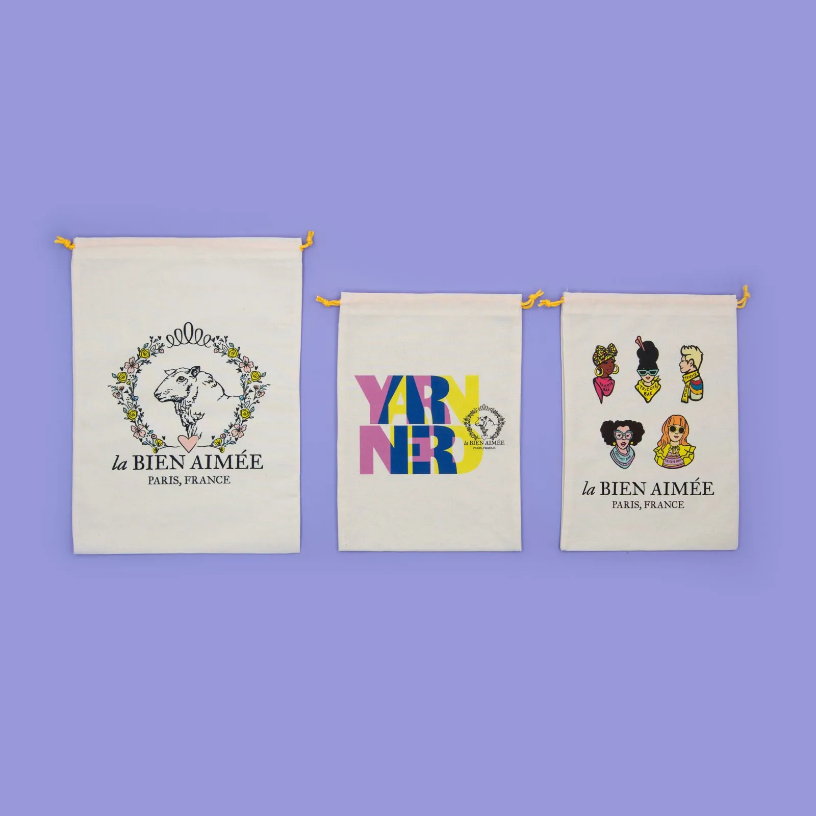 La Bien Aimée Drawstring Bags