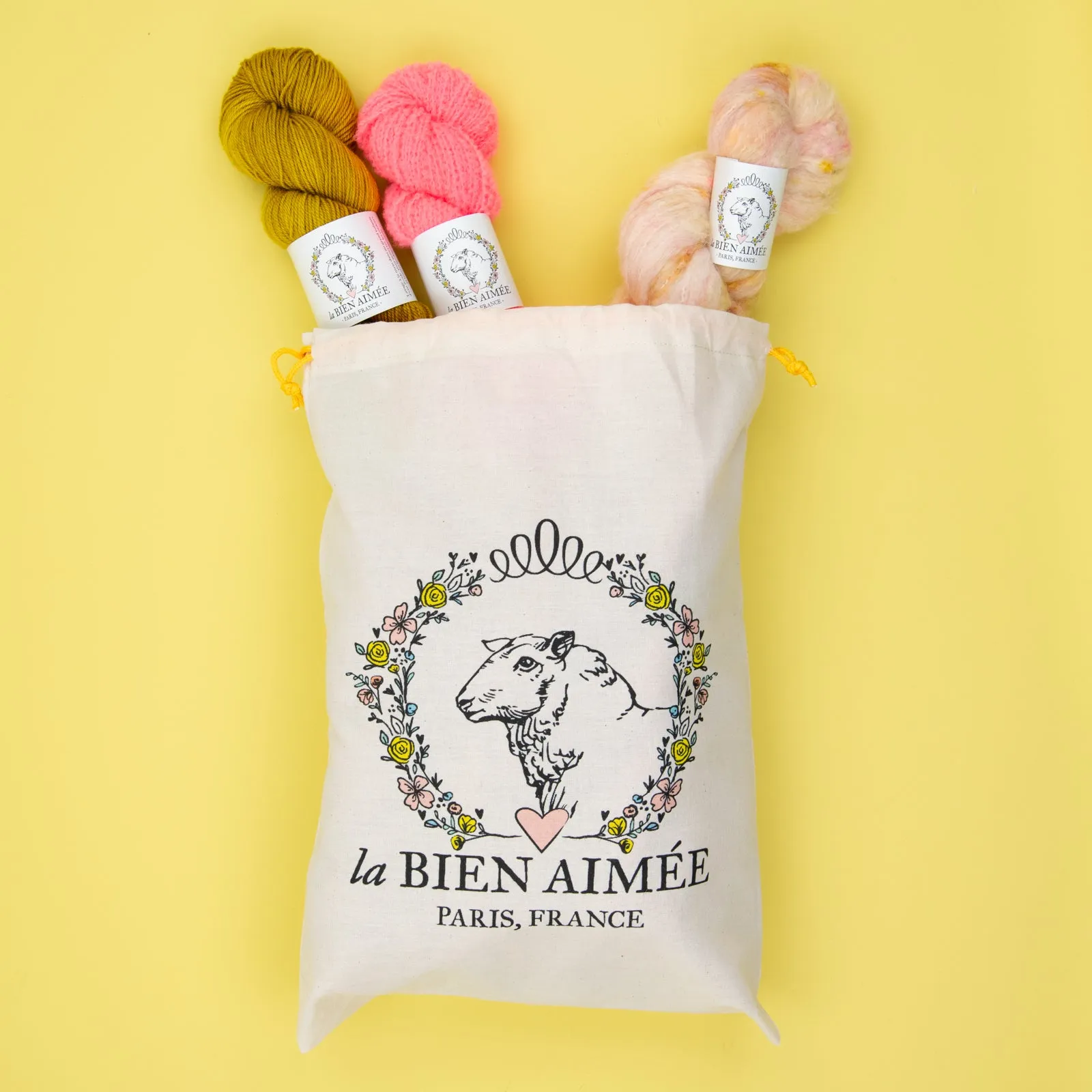 La Bien Aimée Drawstring Bags