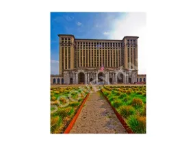 Michigan Central Station Depot Luster or Canvas Print $35 - $430