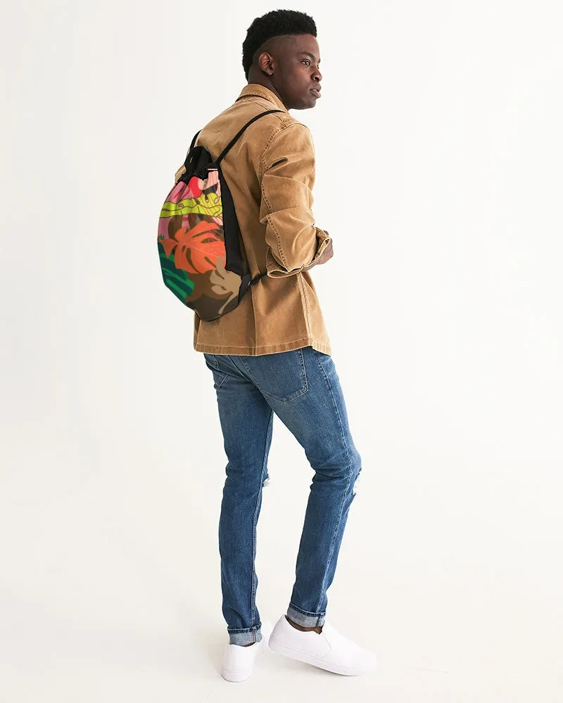 MONSTERA Canvas Drawstring Bag