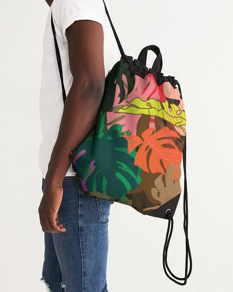 MONSTERA Canvas Drawstring Bag