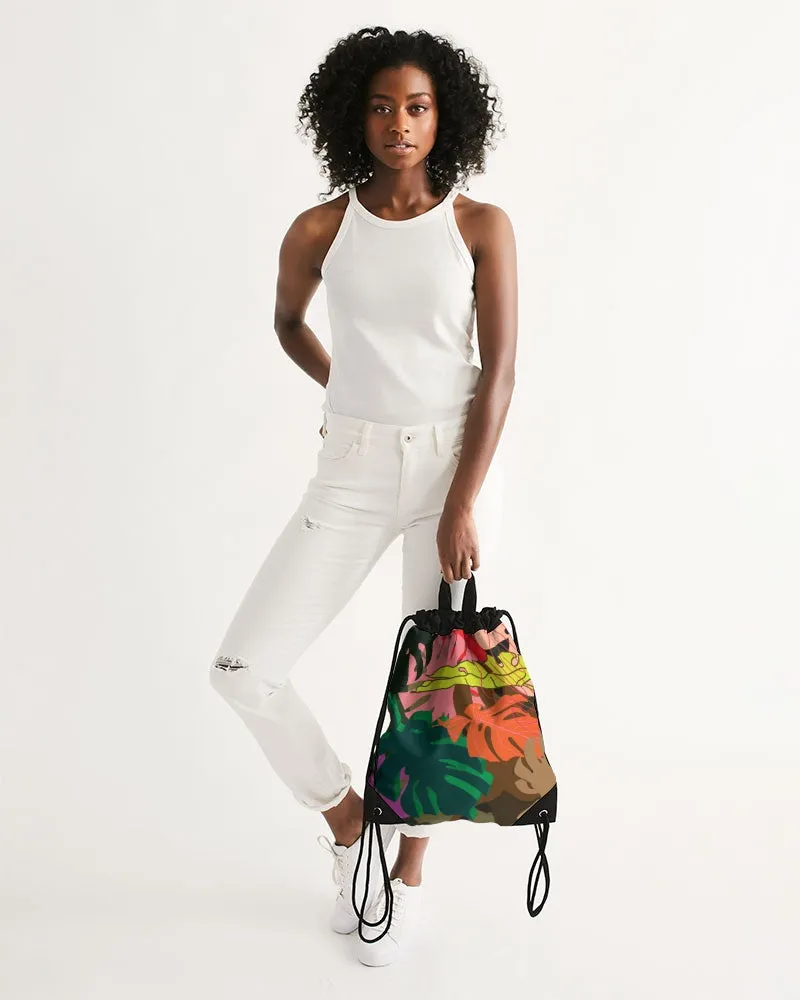MONSTERA Canvas Drawstring Bag