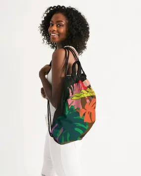 MONSTERA Canvas Drawstring Bag