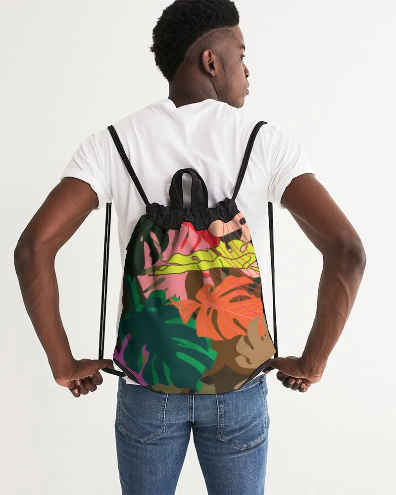 MONSTERA Canvas Drawstring Bag