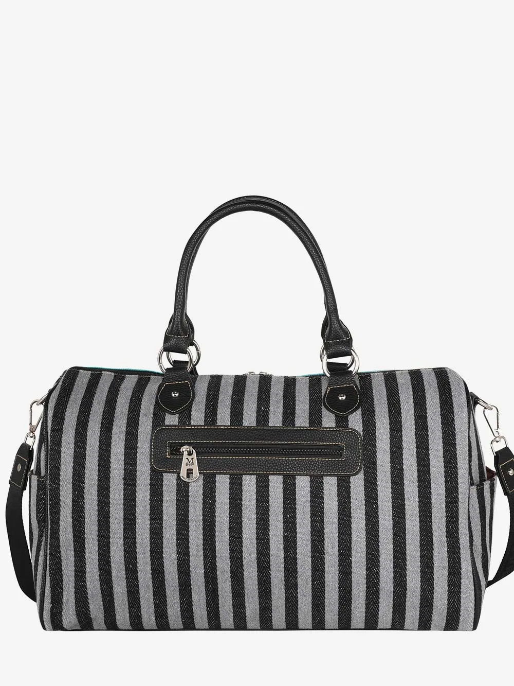 Montana West American Flag Canvas Weekender Bag