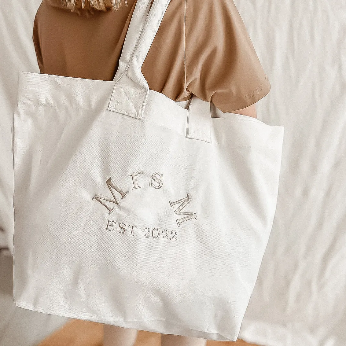 Newlyweds Tote | Cream