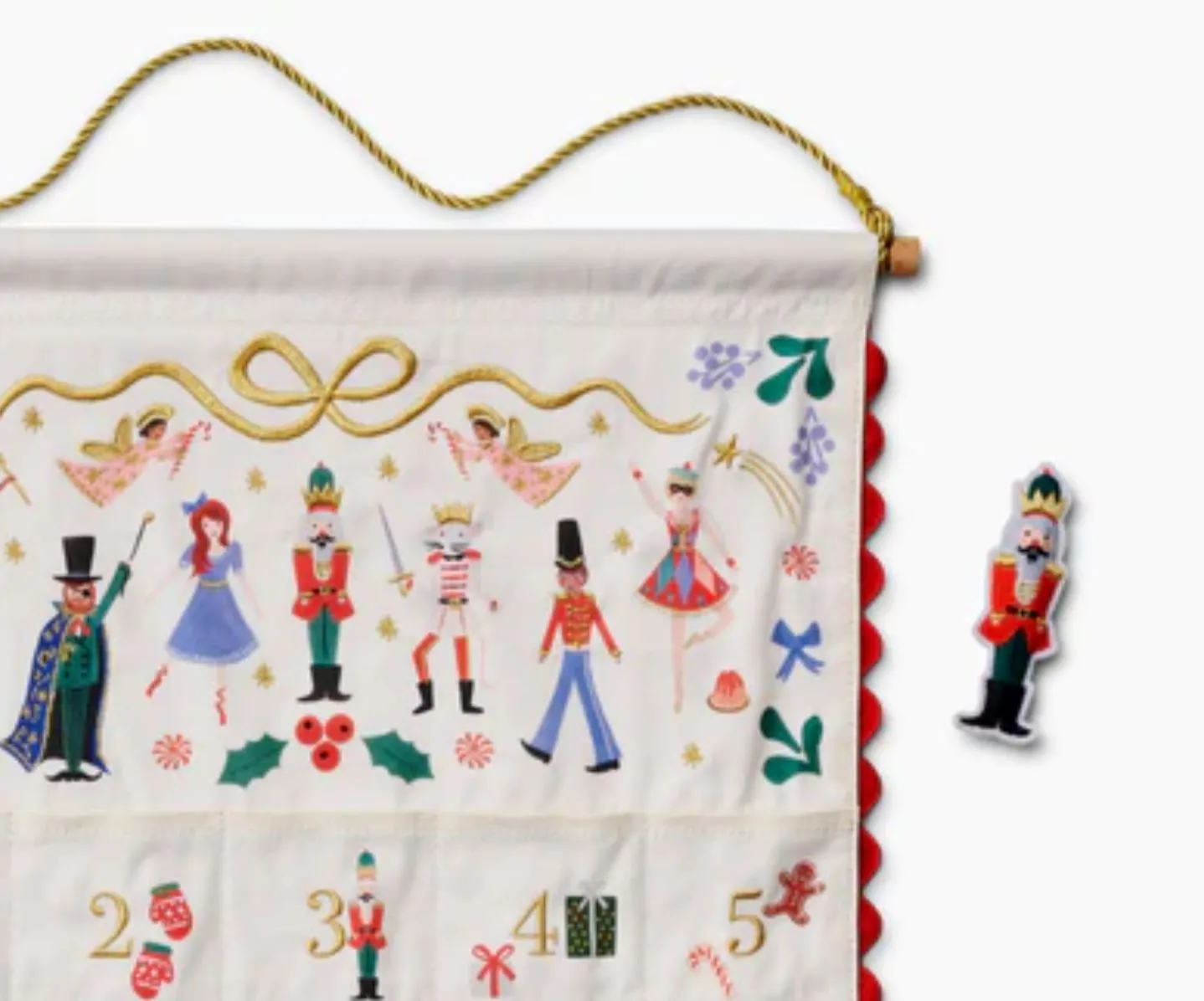 Nutcracker Hanging Advent Calendar