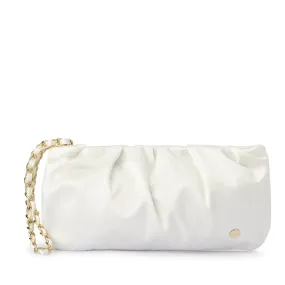 OB4781 DANNI PLEATED SATIN CLUTCH