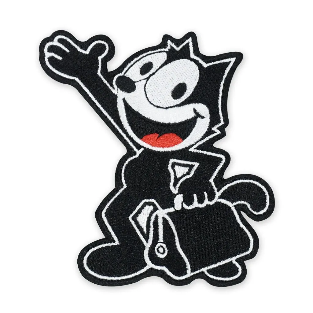 PDW Black Bag Cat Morale Patch