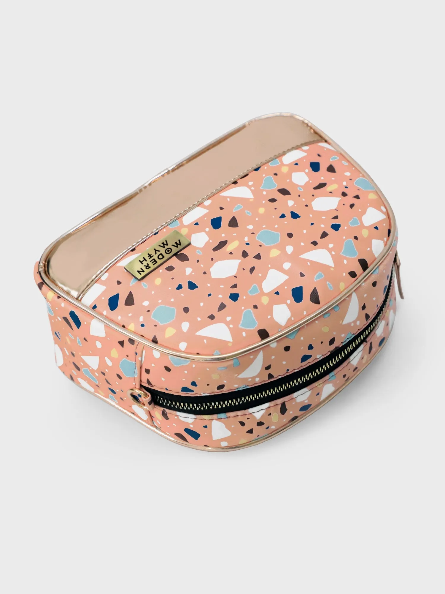 Pink & Rosegold Marble Dome Crossbody Bag | Modern Myth