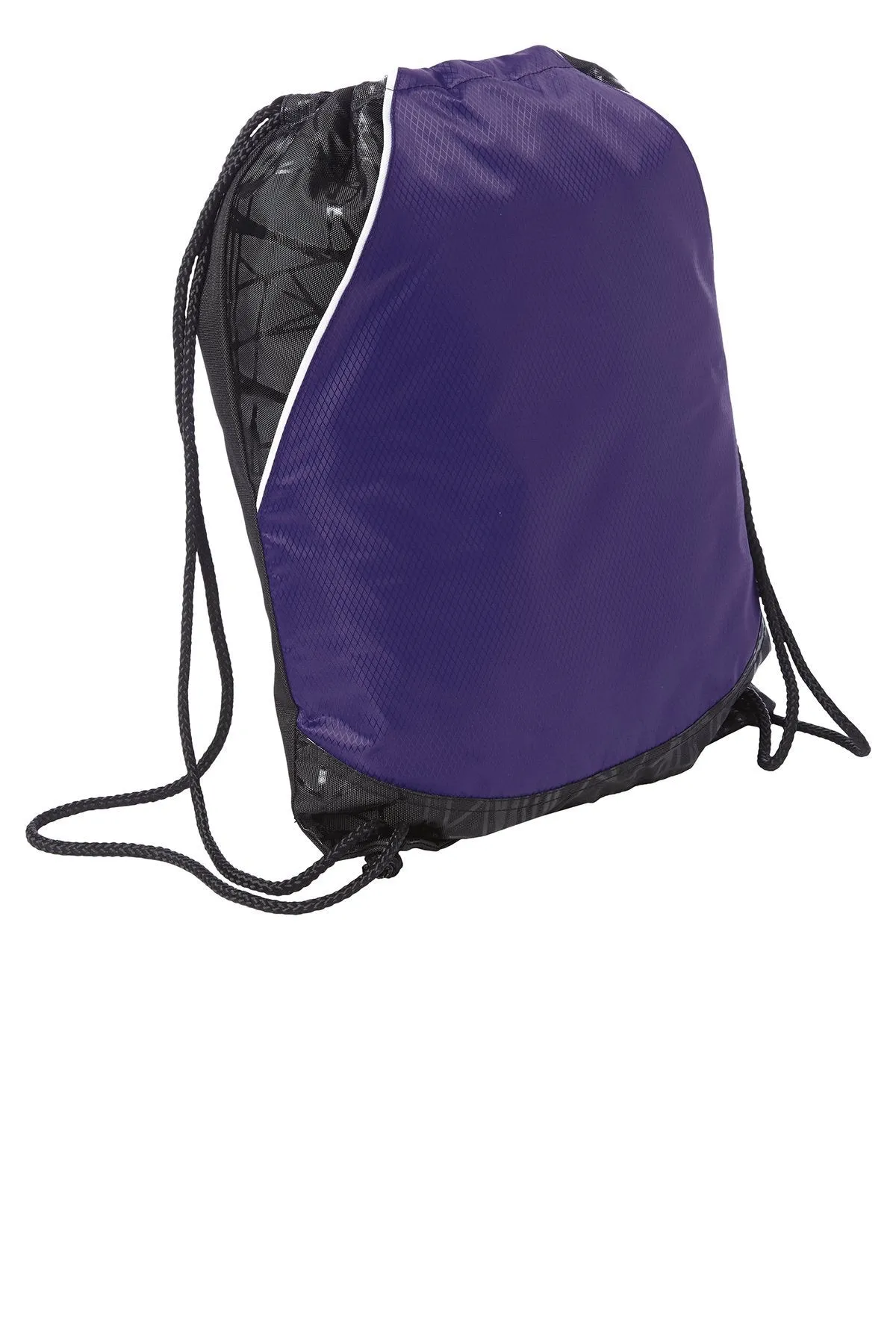 Polyester Diamond Rival Cinch Pack Drawstring