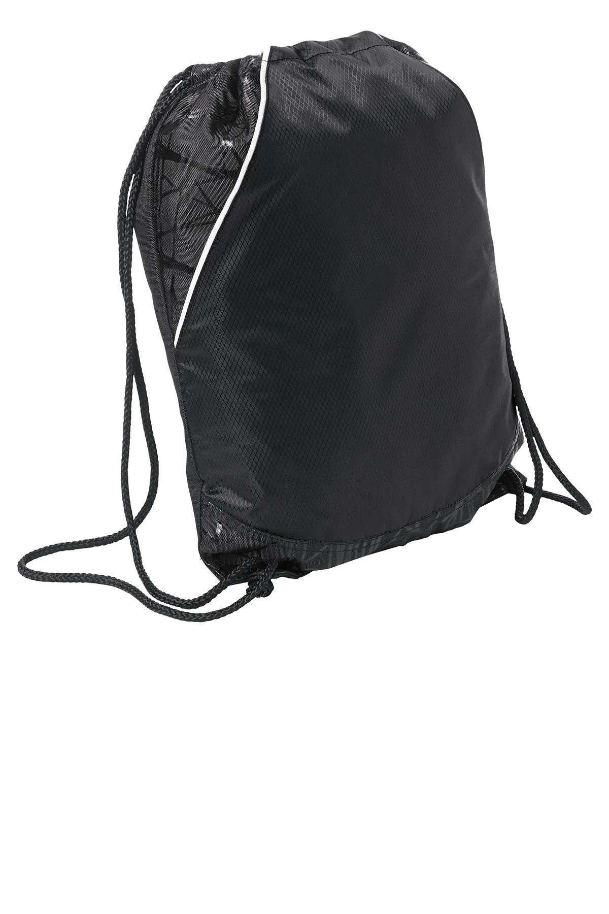 Polyester Diamond Rival Cinch Pack Drawstring