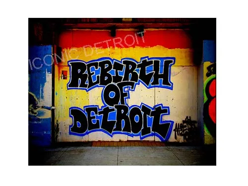 Rebirth of Detroit Luster or Canvas Print $35 - $430