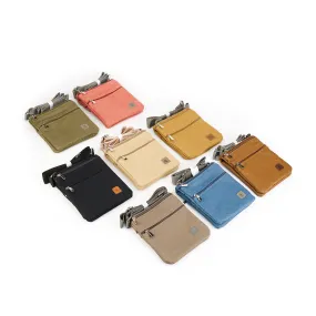 RL Twin Stylish Canvas Sling Cross Body Travel Office Business Messenger one Side Shoulder Bag