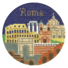 Rome 4 1/4" Travel Round Canvas