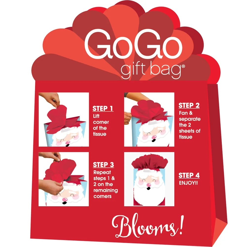 SANTA'S ANTICS MEDIUM GO GO BAG