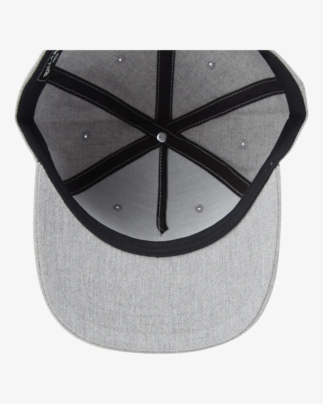 Stacked Snapback Hat - Grey Heather