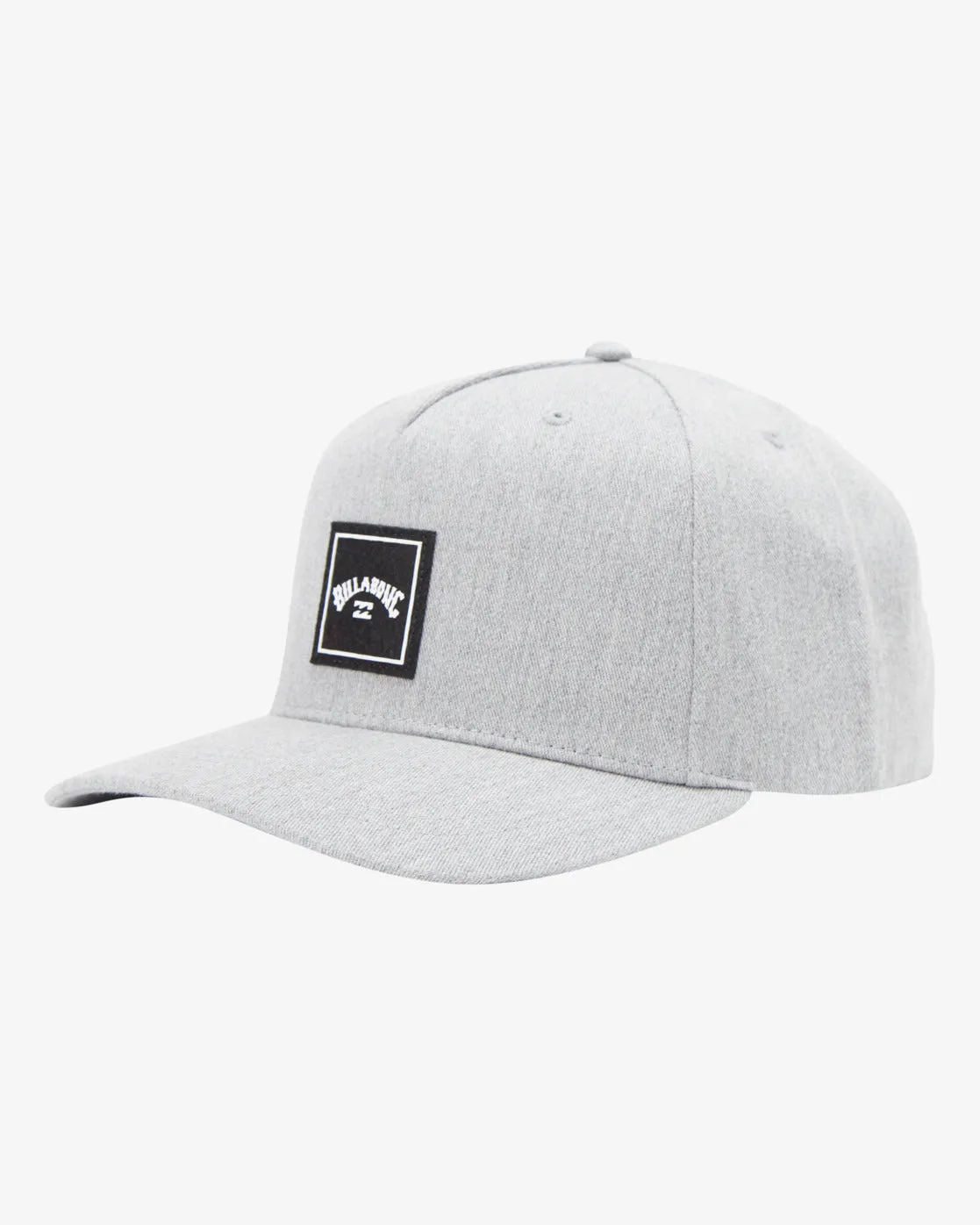 Stacked Snapback Hat - Grey Heather