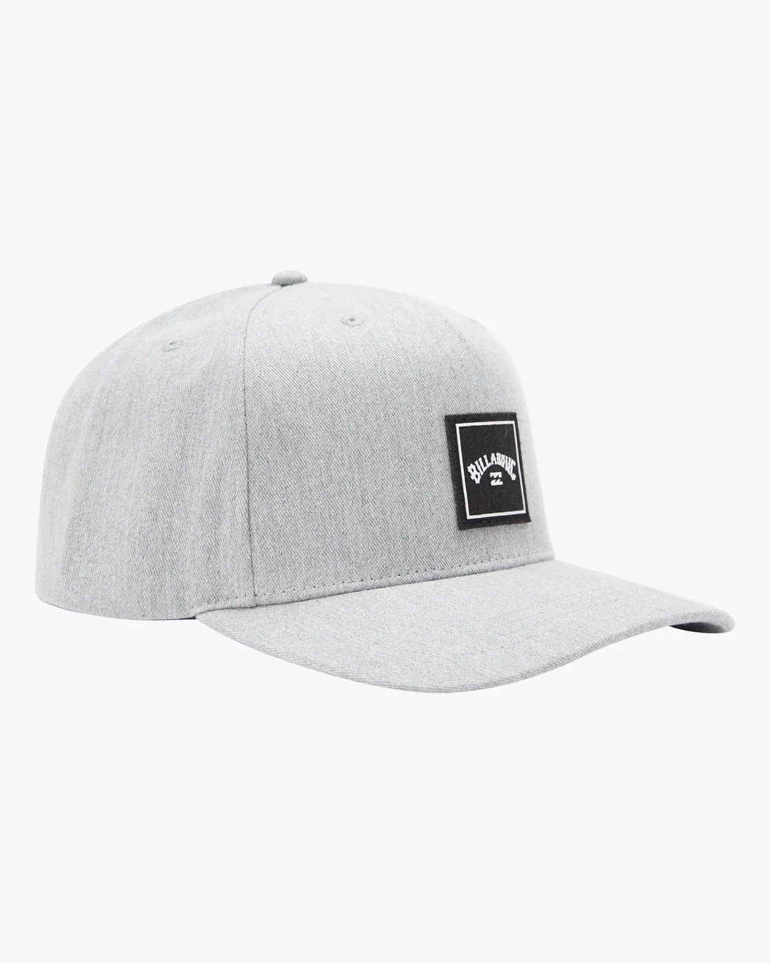 Stacked Snapback Hat - Grey Heather