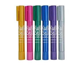 Thin Metallic Paint Sticks - Set of 6
