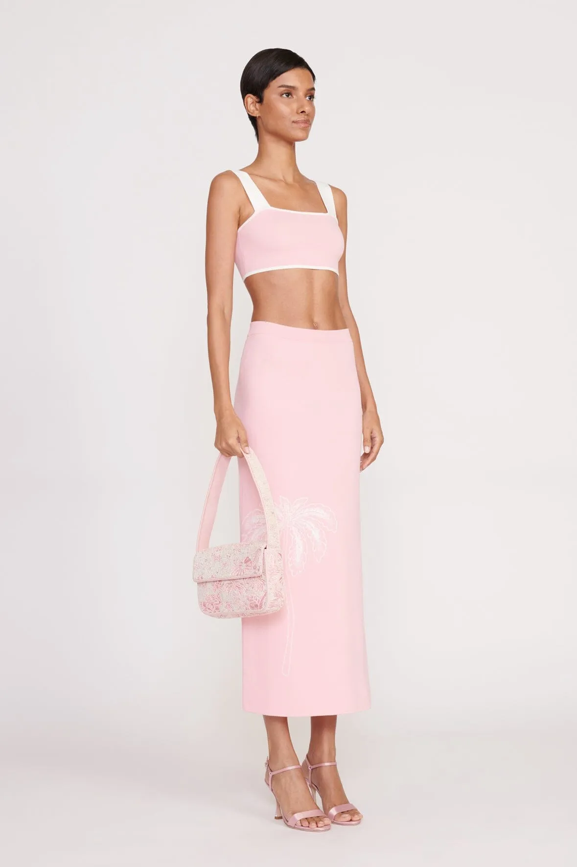 TOMMY BEADED BAG | IVORY CHERRY BLOSSOM TOILE