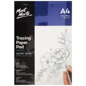 Tracing Paper Pad Signature 60gsm A4 40 Sheet - Mont Marte