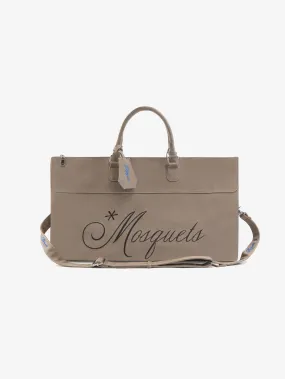 VINTAGE WASHED CANVAS TRAVEL BAG "MOSQUETS"