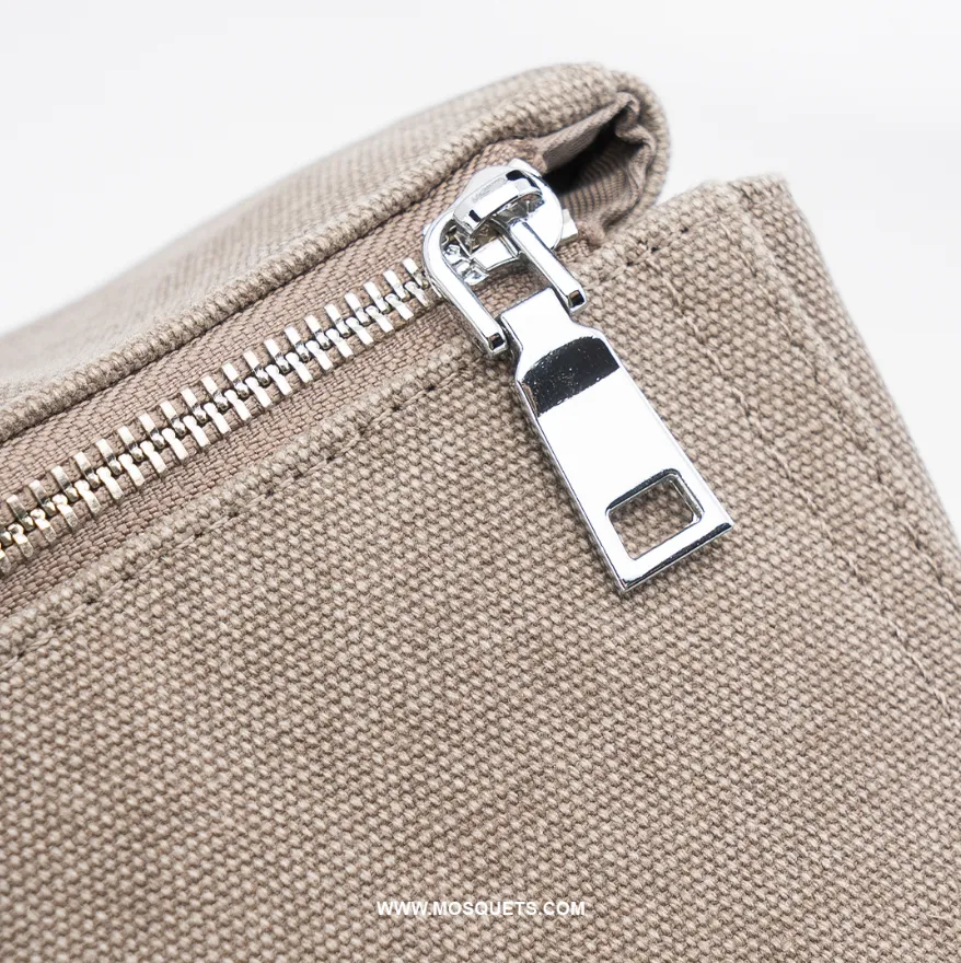 VINTAGE WASHED CANVAS TRAVEL BAG "MOSQUETS"