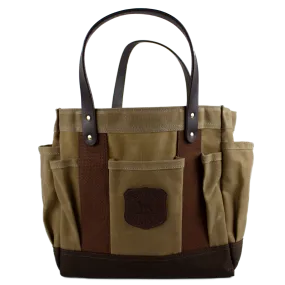 Waxed Rigger's Tote Field Tan/Brown