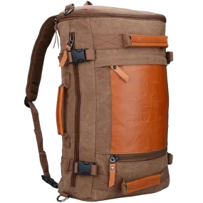 Witzman Men's Retro Canvas Travel Duffel Bag 2033