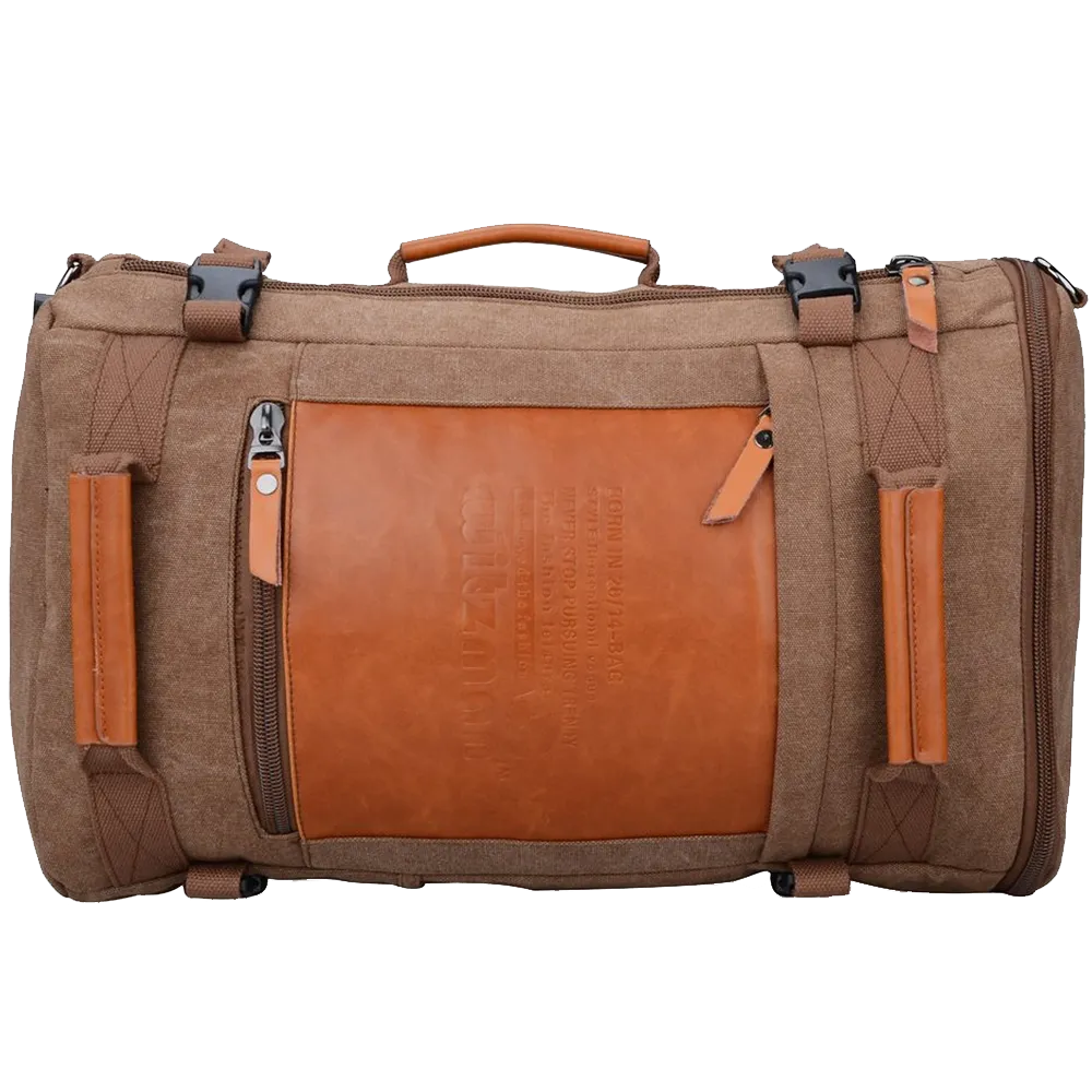 Witzman Men's Retro Canvas Travel Duffel Bag 2033
