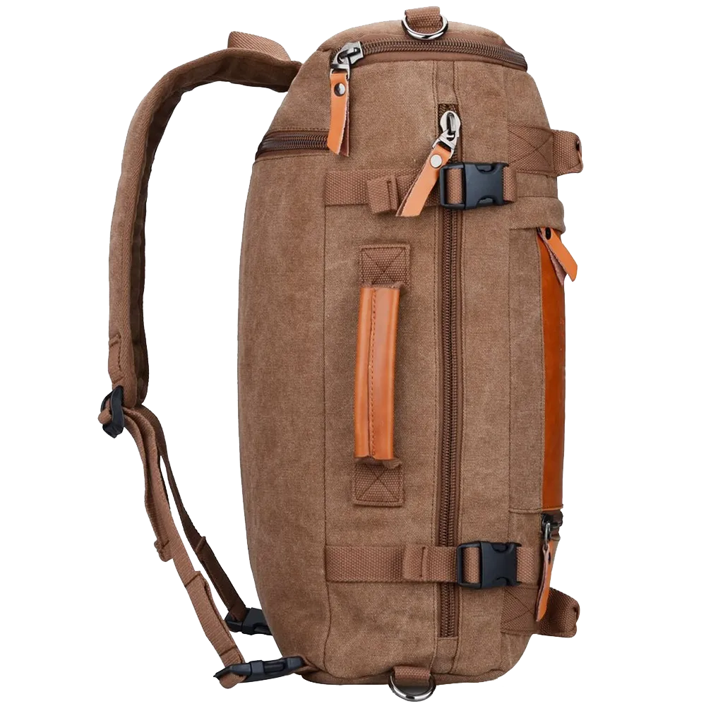 Witzman Men's Retro Canvas Travel Duffel Bag 2033